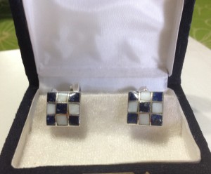 Colleras plata ll nacar